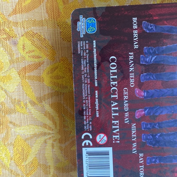 RARE MY CHEMICAL ROMANCE ROCK ACTION HEROES FIGURES SEG TOYS 2005 FULL SET - Picture 14 of 14